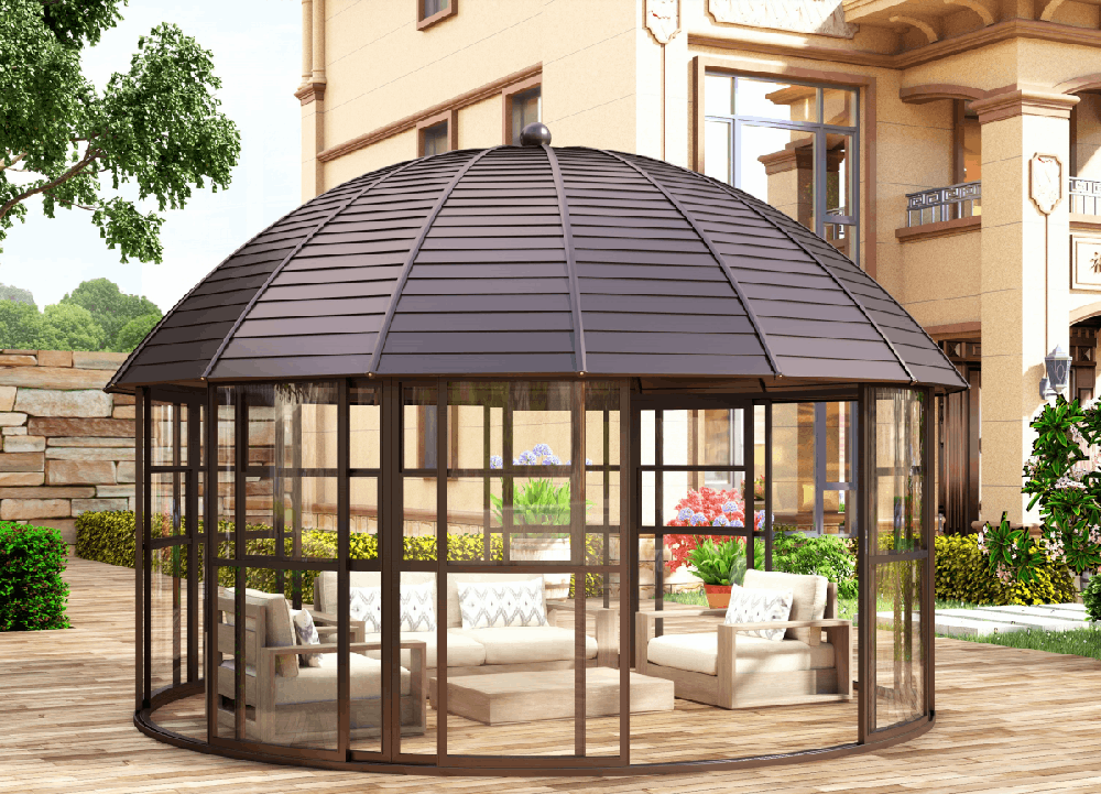 圓形鍍鋅板休閑涼亭（tíng）